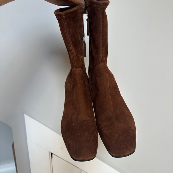 AQUATALIA Carie Water Resistant Bootie In Chocolate - Picture 4 of 8